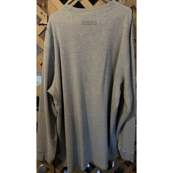DULUTH Trading Co. Gray Waffle Knit Thermal Long Sleeved Men's Shirt 3XL - Picture 5 of 6